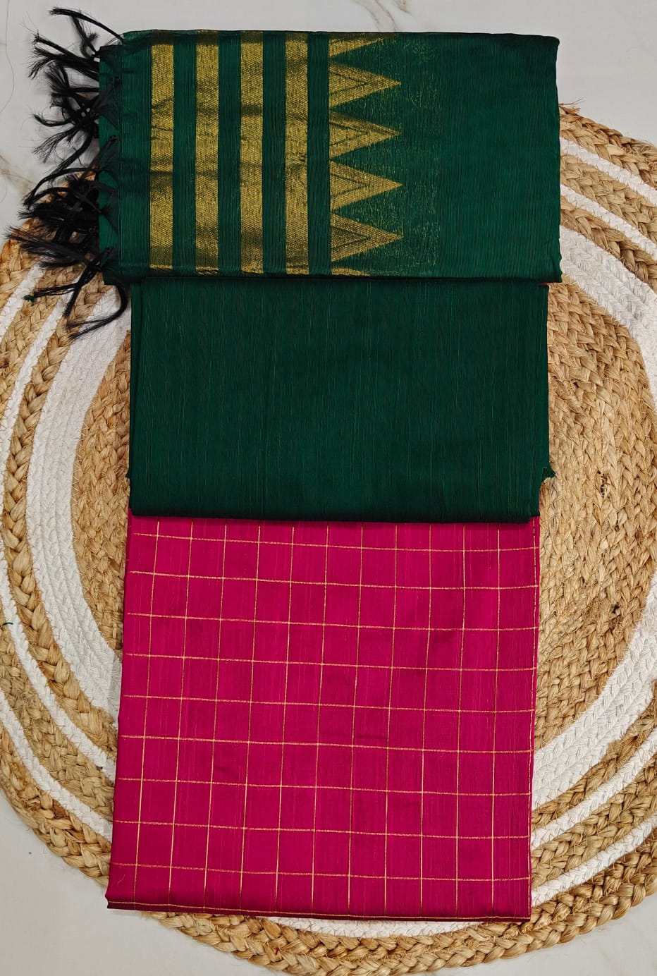 Raw Silk Kurthi Sets - Unstitched