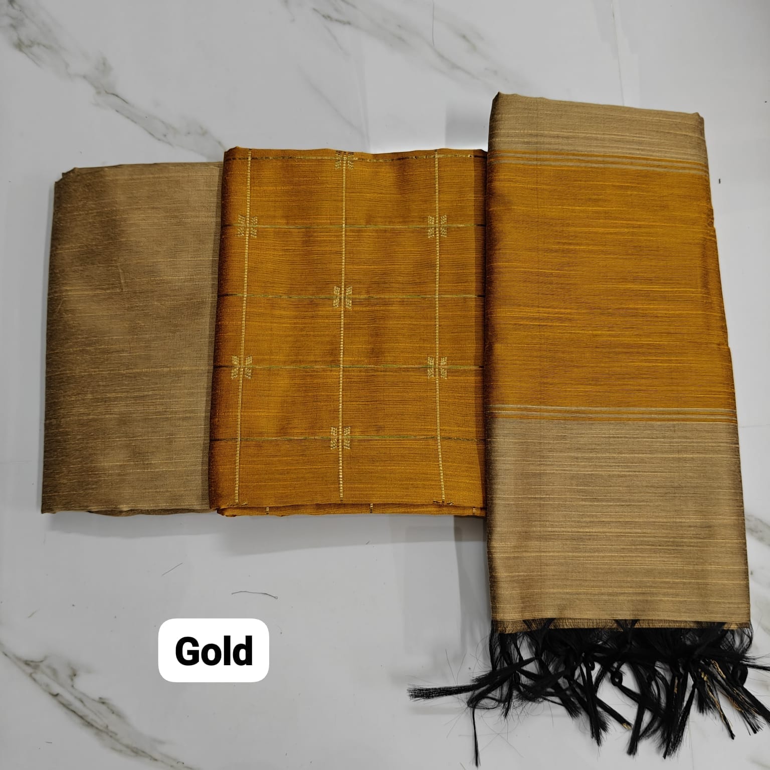 Raw Silk Kurthi Sets - Unstitched